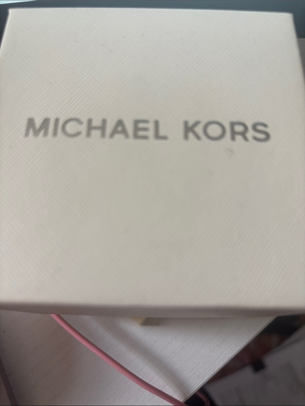 Michael Kors Silver never worn watch